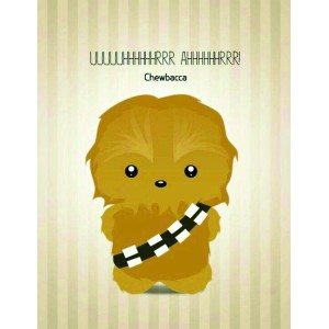 Placa Decorativa   Chewbacca